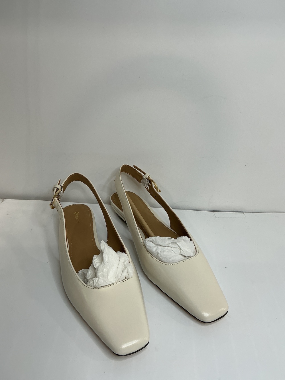 Italian Leather Slingback Flat